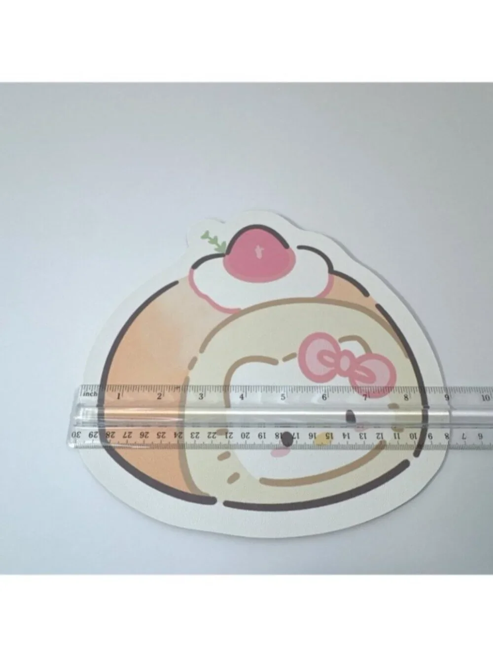 Hello Kitty Pastel Cake Roll Mouse Pad